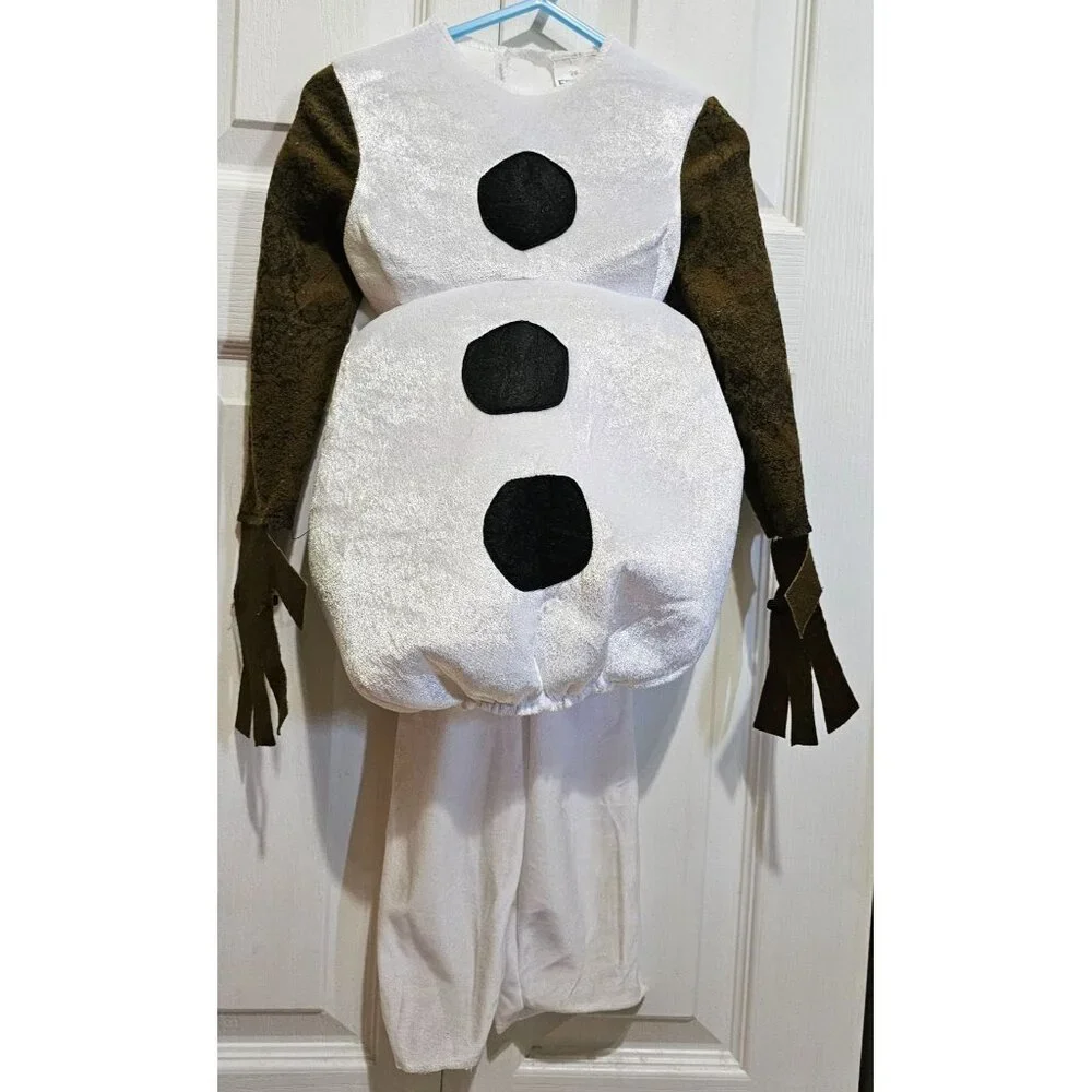 Frozen Olaf Costume Hood Plush Snowman Halloween Disney Disguise Baby 12-18 M